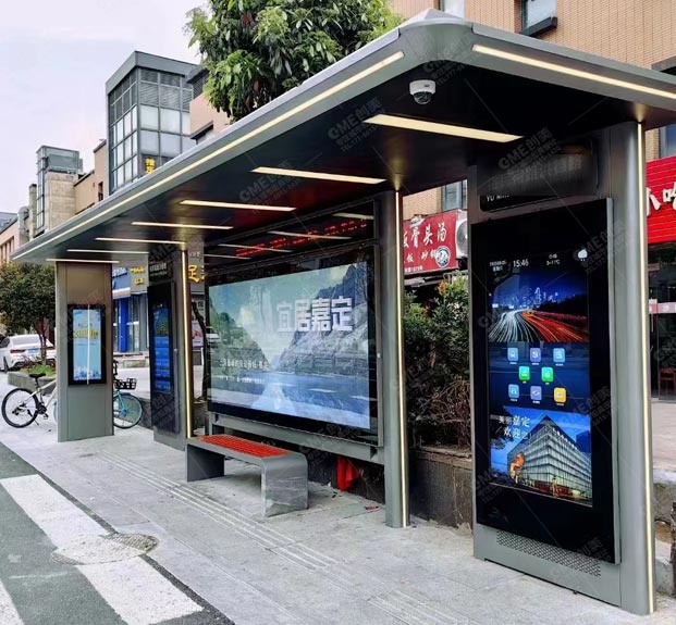 公交车站台制作厂家案例实拍